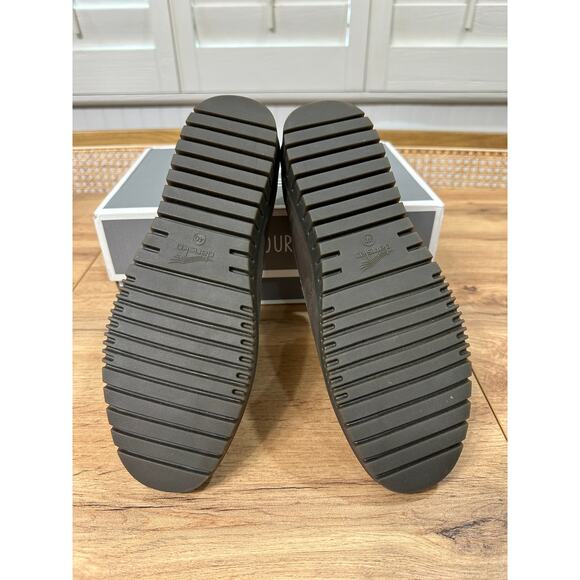 Dansko Linley Burnished Calf Grey Slip Ons Leather Sz 9.5/10 US NIB Arch Support - Picture 12 of 15